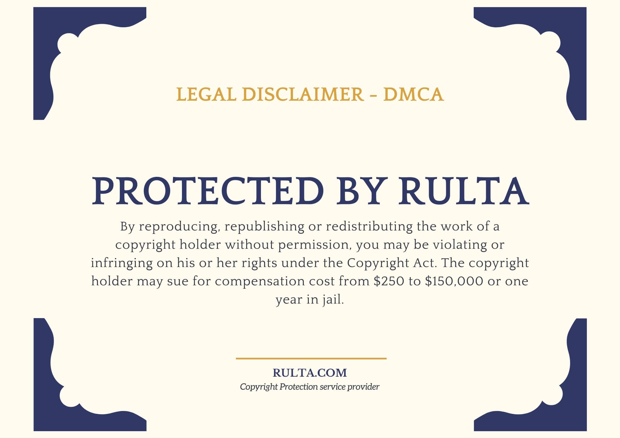 DMCA badge by Rulta - 3